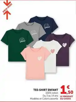 Super U Prix mini - tee-shirt enfant offre