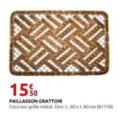 Rural Master Dim - paillasson grattoir offre