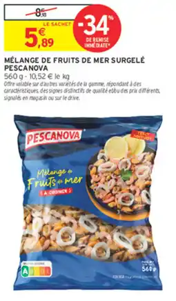 Intermarché Contact PESCANOVA Mélange de Fruits de mer offre