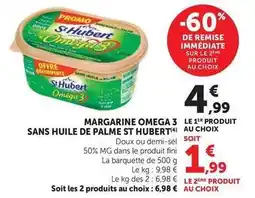 U Express St hubert - margarine omega 3 sans huile de palme offre