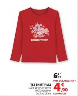 Hyper U Tee shirt fille offre