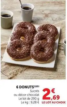 Super U Donuts - 6 offre