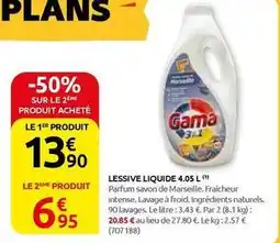 Rural Master Lessive liquide 4.05 l offre