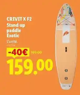 Crivit - x f2 stand up paddle exotic