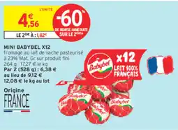 Intermarché Contact Babybel Mini Babybel X12 offre