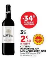U Express Saint jean - cotes du marmandais aop la chapelle offre