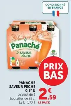 U Express U - panache saveur peche offre