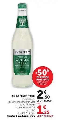 U Express Fever tree - soda offre