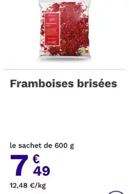 Picard pinard Framboises brisées offre