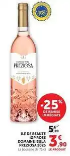 Hyper U Ile de beaute igp rose offre