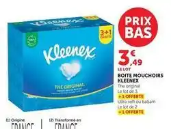 Hyper U Kleenex - boite mouchoirs offre