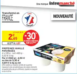 Intermarché Contact Paturages Protéines Vanille offre