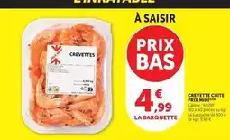 U Express Prix mini - crevette cuite offre