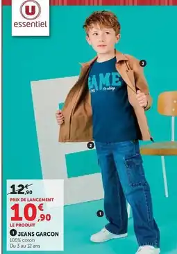 Hyper U U - jeans garçon offre