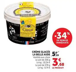 U Express Bell - crème glacée offre
