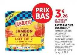 Super U Lustucru - pates farcies offre