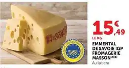 U Express Emmental de savoie igp offre