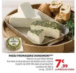 U Express Fini - passu fromagerie donsimoni offre