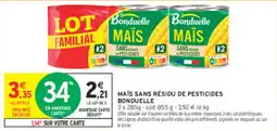 Intermarché Contact Bonduelle Maïs offre