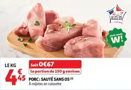 Auchan LE PORC FRANÇAIS offre