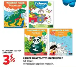 Auchan Nathan CAHIER D'ACTIVITES MATERNELLE offre