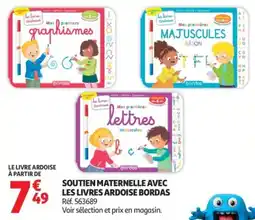 Auchan BORDAS Livre ardoise offre