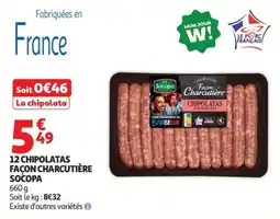 Auchan Socopa Chipolatas offre