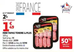 Auchan Tendre & Plus Mini Tapas offre