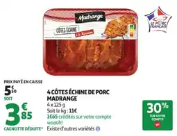 Auchan Madrange CÔTES ÉCHINE offre