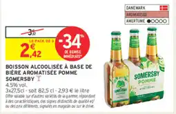 Intermarché Contact SOMERSBY POMME offre