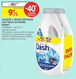 Intermarché Contact Dash Lessive liquide Envolée offre