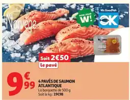 Auchan Mr. Goodfish Saumon Atlantique offre