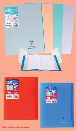 Auchan Clairefontaine KOVERBOOK offre