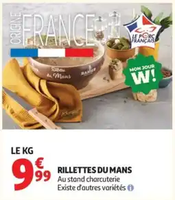Auchan BAHIER Rillettes du Mans offre