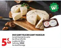Auchan DUO SAINT FELICIEN SAINT MARCELIN offre