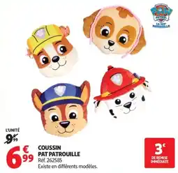 Auchan PAW PATROL COUSSIN offre