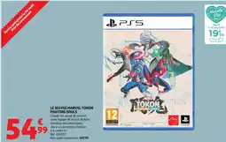 Auchan Les jeu ps5 marvel tokon fighthing souls offre