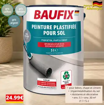 BAUFIX PEINTURE PLASTIFIEE POUR SOL