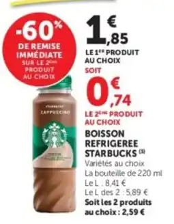 U Express STARBUCKS Boisson refrigerée offre