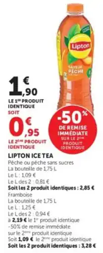 U Express Lipton Ice Tea offre