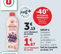 U Express SIROP U offre