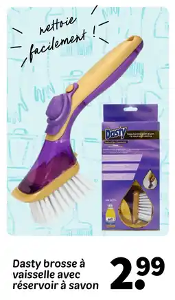 Wibra Dasty brosse à vaisselle avec réservoir à savon offre