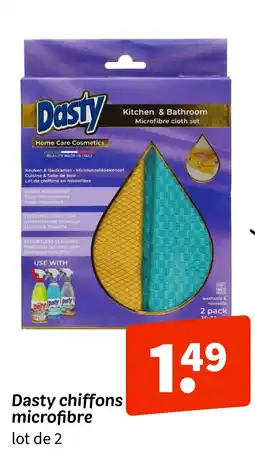 Wibra Dasty chiffons microfibre offre