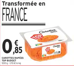 Intermarché Express TOP BUDGET Carottes rapées offre
