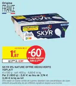 Intermarché Express Yoplait SKYR offre