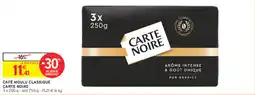 Intermarché Express CARTE NOIRE CAFÉ MOULU CLASSIQUE offre