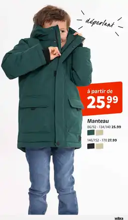 Wibra Wibra Manteau offre