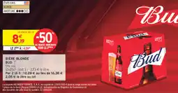 Intermarché Express Bud Bière blonde offre