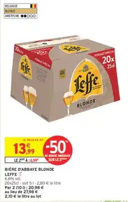 Intermarché Express Leffe Blonde offre