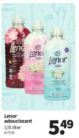 Wibra Lenor adoucissant offre